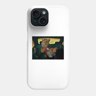 Tigers in taxi Phone Case