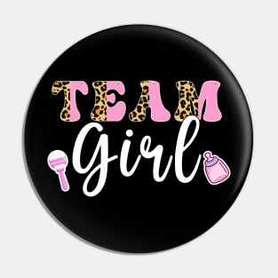 Team Girl Gender Reveal Pin