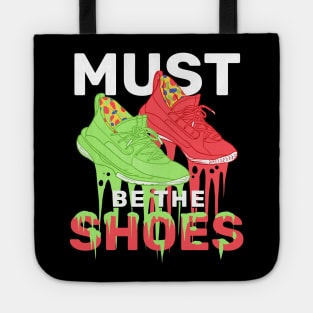 Must Be The Shoes Colorful Luminous Love Basketball Sneakers Gift Tote