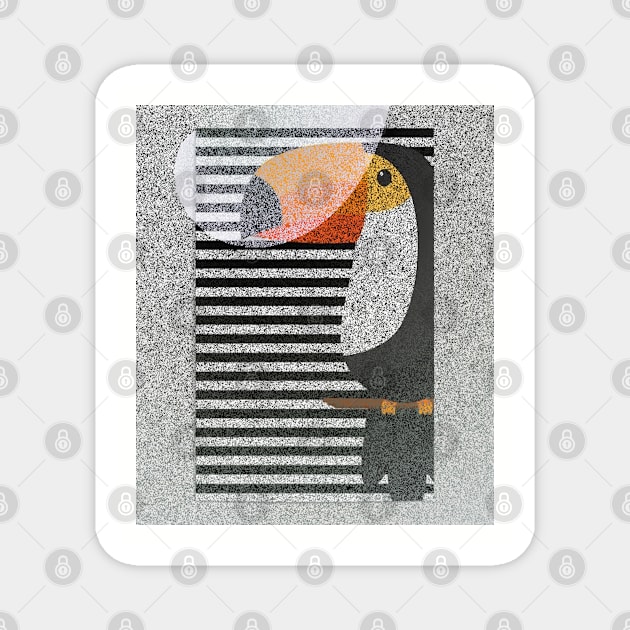 expressionism bird Magnet by joshsmith