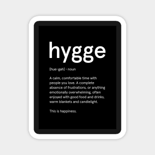 Hygge: Scandinavian Living | Black Edition Magnet