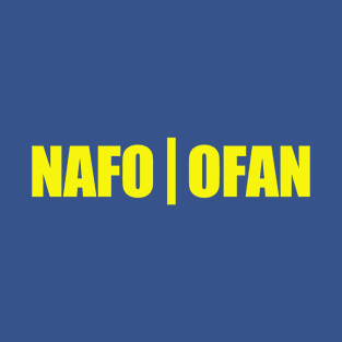 NAFO OFAN - Ukrainian Flag Colors T-Shirt