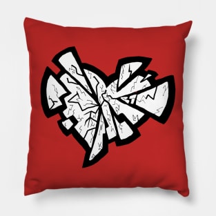 Shattered Heart Pillow