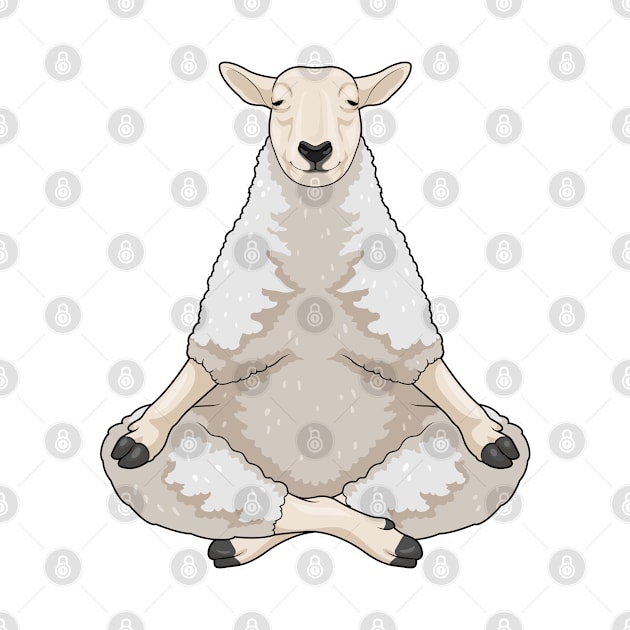 Sheep Yoga Fitness Meditation by Markus Schnabel