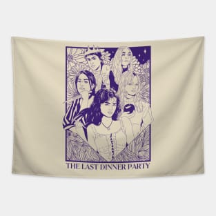 The Last Dinner Party Purple Tarot Tapestry