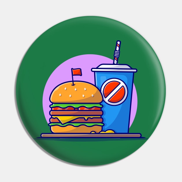 Burger And Soda Cartoon Vector Icon Illustration (6) Pin by Catalyst Labs