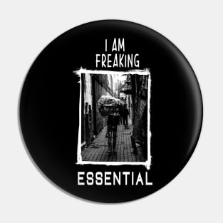 Essential Worker Gift Idea.I am Freaking Essential, cute gift for your hard-working dad, brother, husband, boyfriend, friend Pin