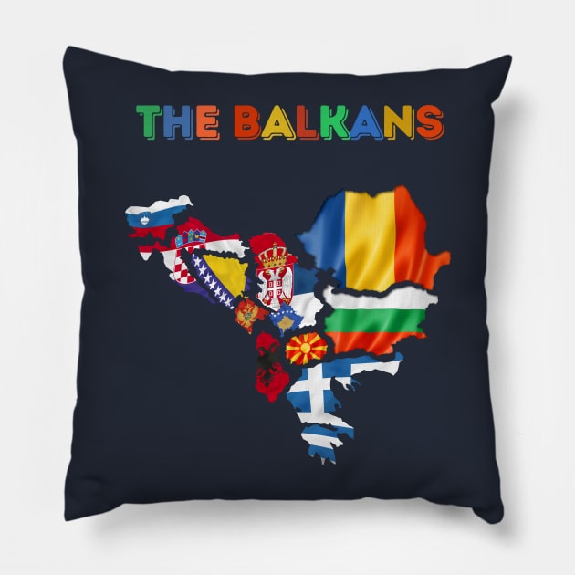 The Balkans Pillow by soulfulprintss8