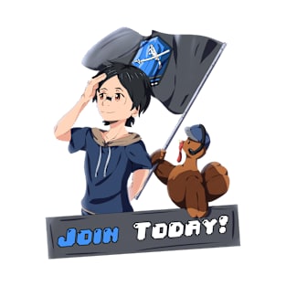 Join Today! (Digital Art Version) Sticker T-Shirt