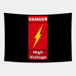 Danger - High Voltage - Caution Dangerous Tapestry