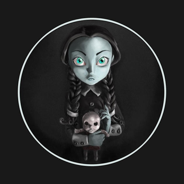 Little Wednesday Addams by HasaniWalker