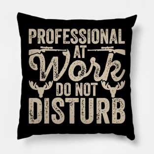 Professional At Work Do Not Disturb T shirt For Women Pillow