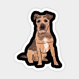 Patterdale Terrier Magnet