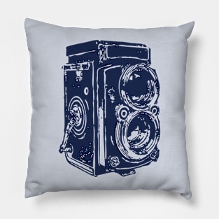 Retro Camera For Vintage Picture Pillow