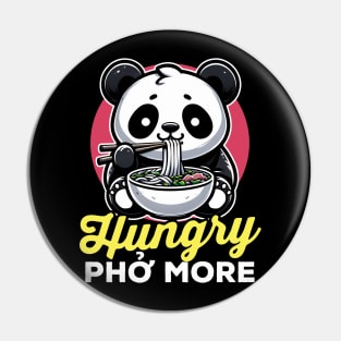 Hungry Pho More Panda Pin