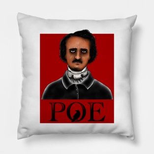 HomeSchoolTattoo Edgar Allan Poe Pillow