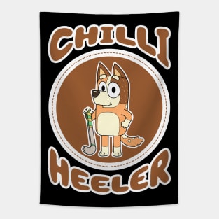 Chilli Heeler III Tapestry