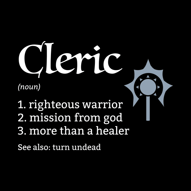 D&D Cleric Class Definition by Sunburst