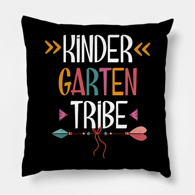 Kindergarten Tribe Pillow by andreperez87