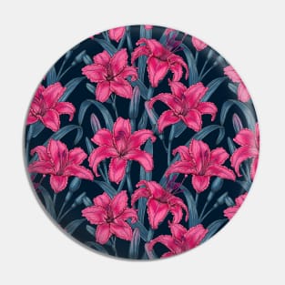 Pink lily flowers Pin