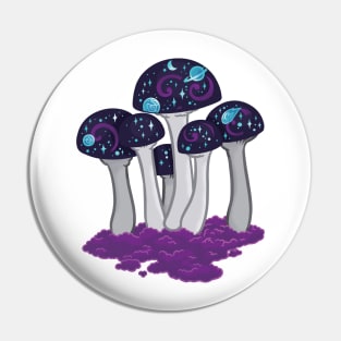 Galactic Mushroom Pin