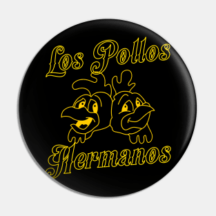 Los Pollos Hermanos Yellow Line Pin