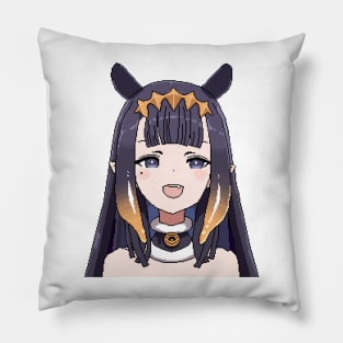 ninomae inanis beauty anime girl pixels Pillow