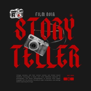 Story Teller Vintage Camera Lovers T-Shirt