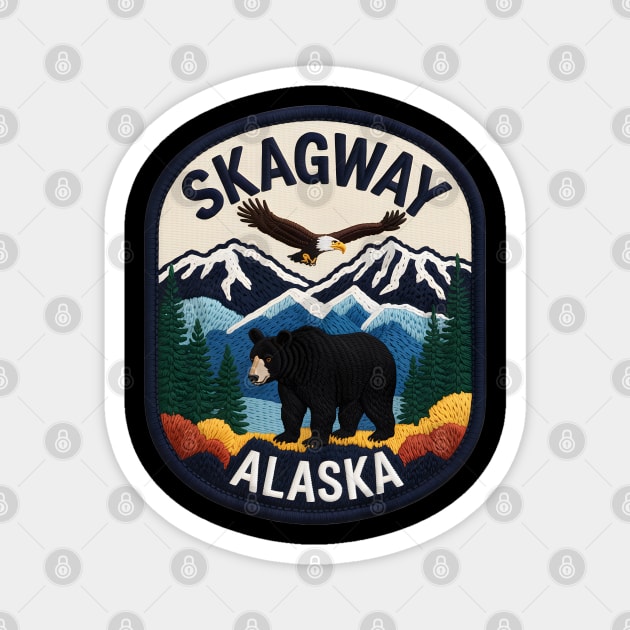 Alaska Skagway Magnet by JessArty