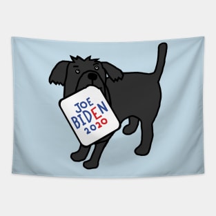 Cute Dog with Joe Biden 2020 Sign Tapestry