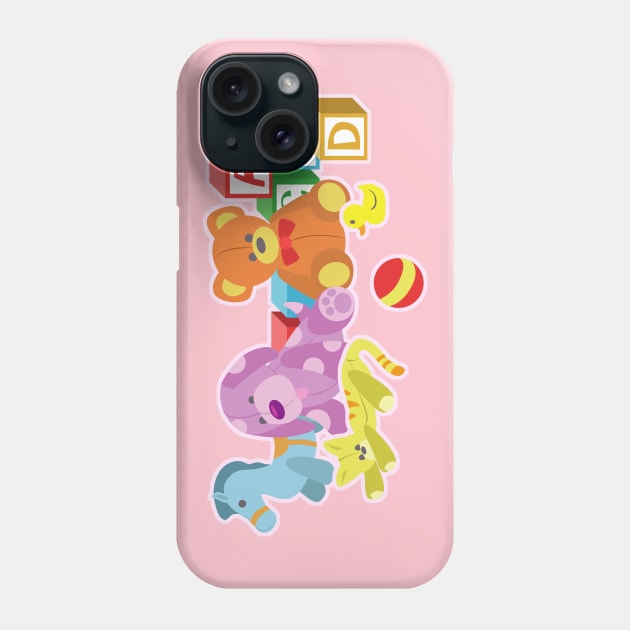 Cute Dolls (Pink) Phone Case by SakuraDragon