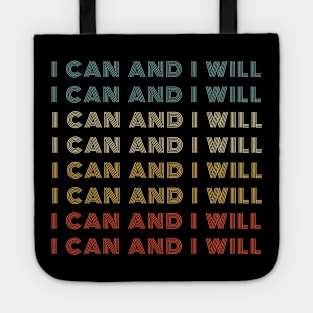 I can and I will! Tote