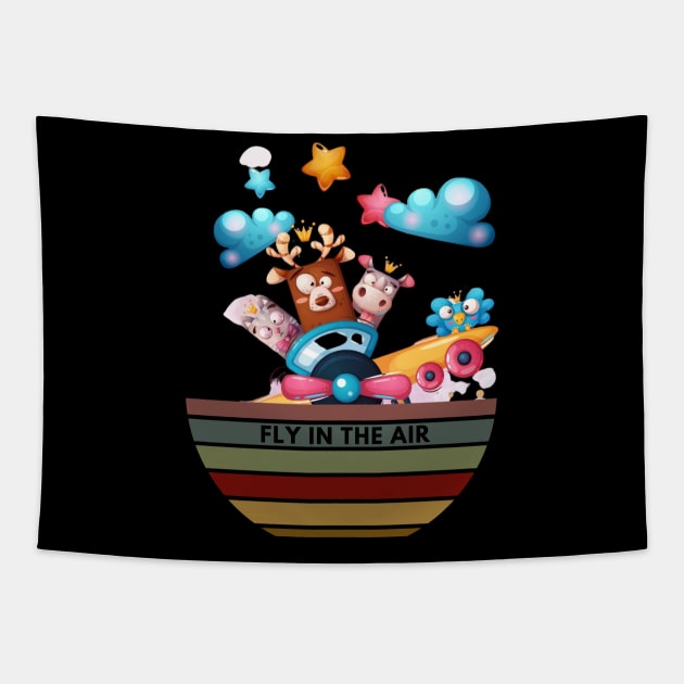 Fly in the air Tapestry by busines_night