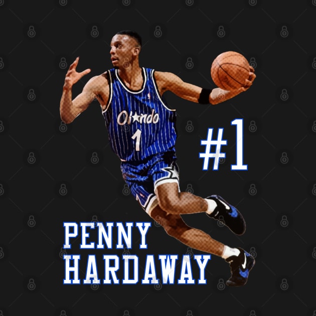 Penny Hardaway by Buff Geeks Art