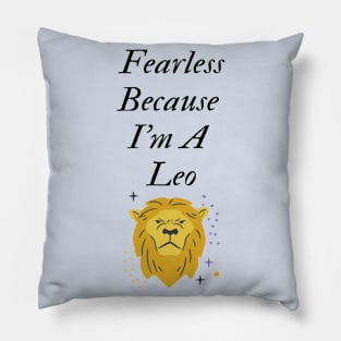 Fearless Leo Pillow