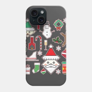 8ts Vintage Christmas Flash Sheet Phone Case