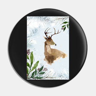 Lonely Reindeer Pin