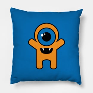 Orange-yellow monstrosity Pillow