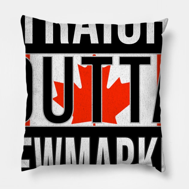 Straight Outta Newmarket - Gift for Canadian From Newmarket Ontario Pillow by Country Flags