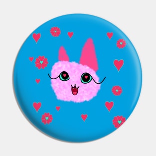 Fuzzy Cats Valentine Pin