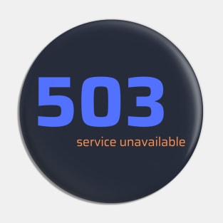 503 Service Unavailable Pin