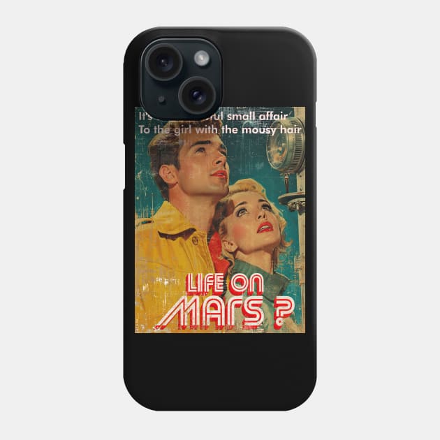 Life on Mars ?, A vintage comics cover Phone Case by obstinator