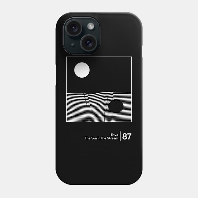 The Sun in the Stream - Original Minimalist Style Artwork Phone Case by saudade