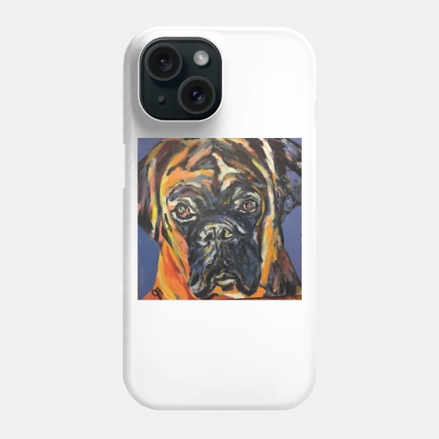 boxer dog Phone Case by Jeneralarts