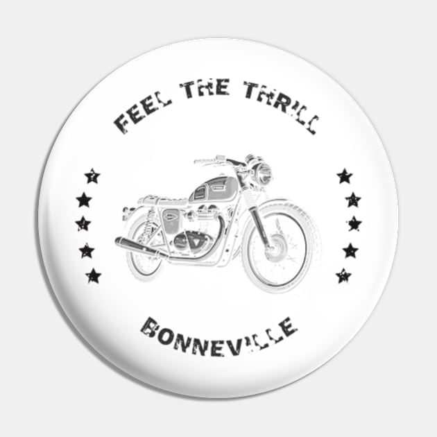 Triumph Motorcycle:  Bonneville Pin by poppoplover