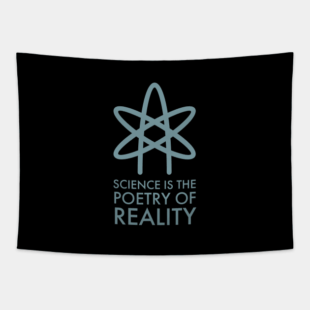 Science is the poetry of reality Tapestry by Room Thirty Four