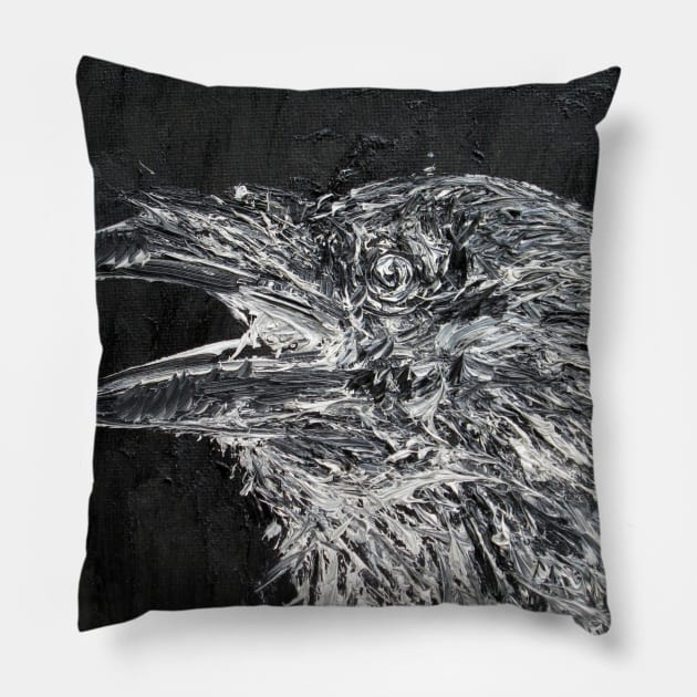 RAVEN Pillow by lautir