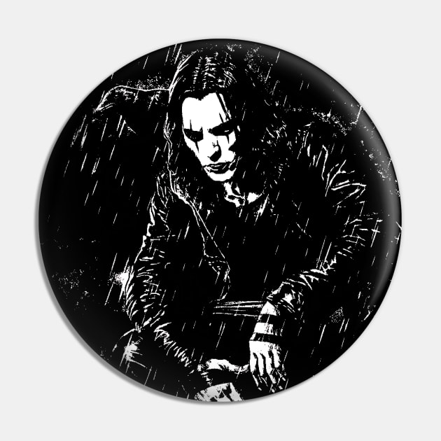 The Crow - Eric Draven Pin by DesignedbyWizards