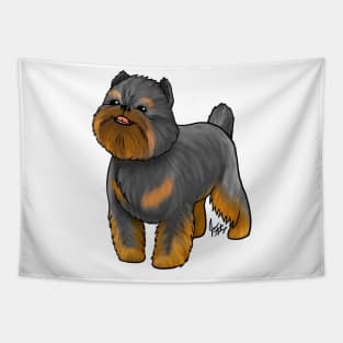 Dog - Brussell's Griffon - Black and Tan Tapestry