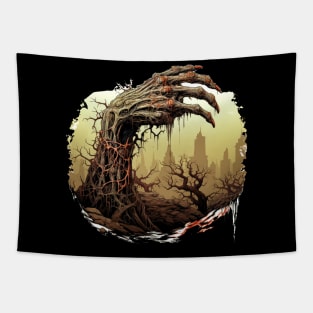 Zombie Emerging Tapestry